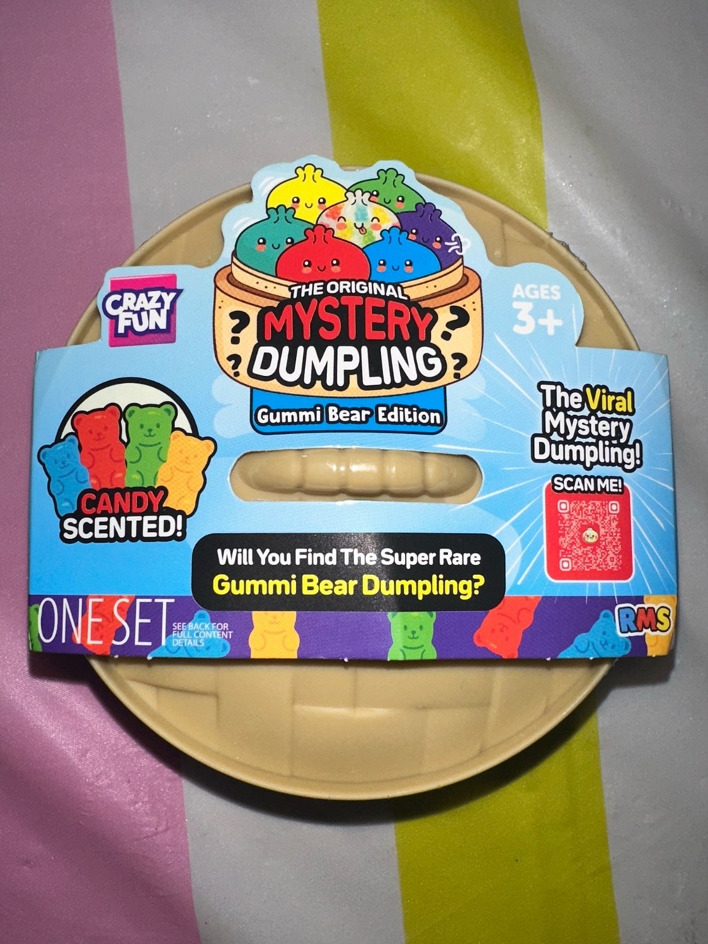 BRAND NEW RMS Crazy Fun Mystery Dumpling Bao Bun Squishy Gummy Bear collection